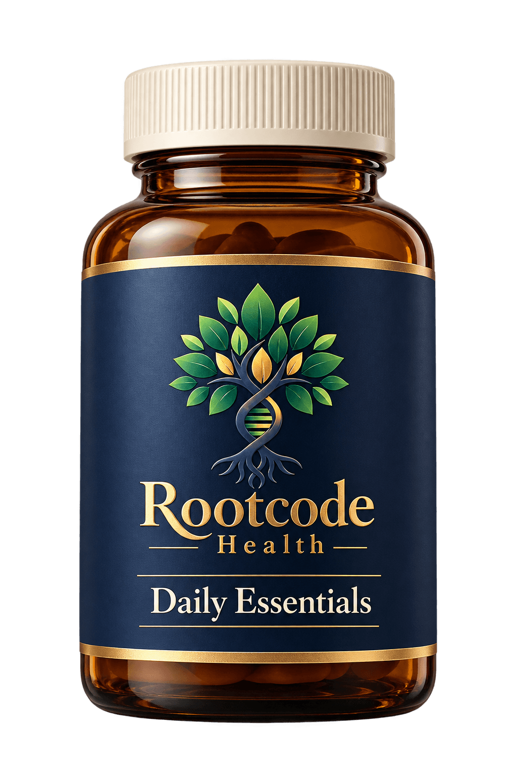Daily Essentials supplement bottle
